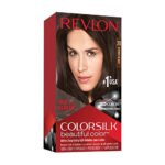 Permanent Hair Color by Revlon, Permanent Hair Dye, Colorsilk with 100% Gray Coverage, Ammonia-Free, Keratin and Amino Acids, 20 Brown/Black, 4.4 Oz (Pack of 1)