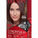 Permanent Hair Color by Revlon, Permanent Hair Dye, Colorsilk with 100% Gray Coverage, Ammonia-Free, Keratin and Amino Acids, 27 Deep Rich Brown, 4.4 Oz (Pack of 1)